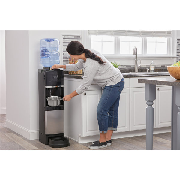 Primo Water Black/Stainless Steel Freestanding Top Loading Electric